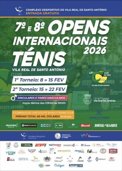 7º e 8º Opens Internacionais de Ténis 2026