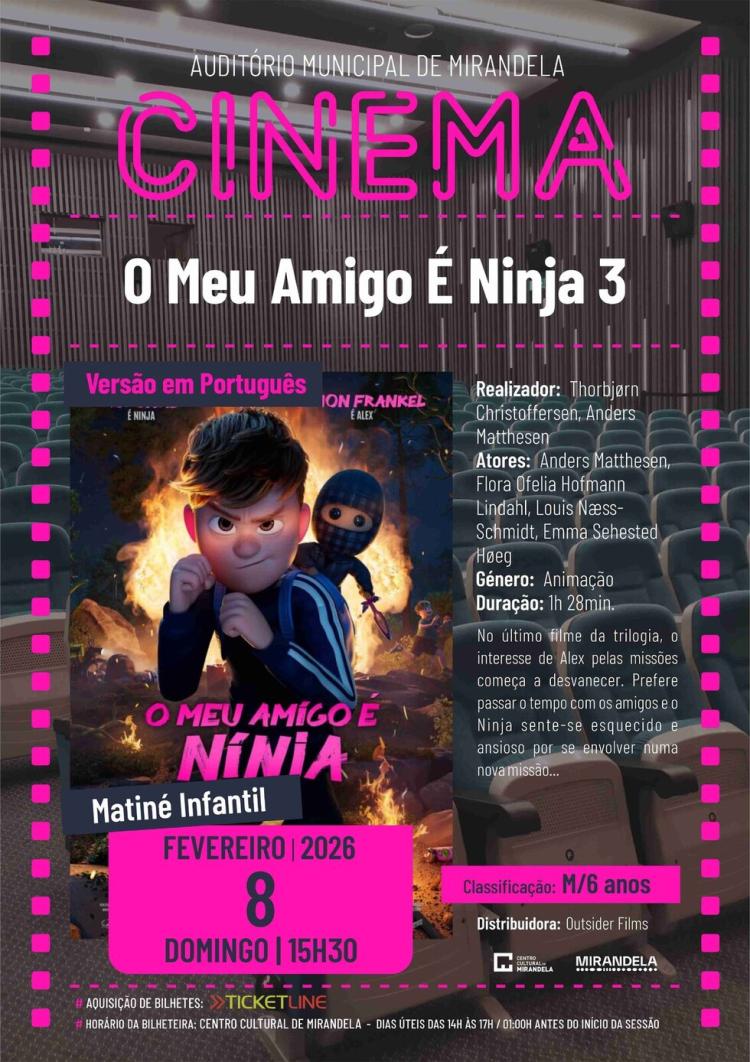 O Meu Amigo é Ninja 3 | Cinema - Matiné Infantil