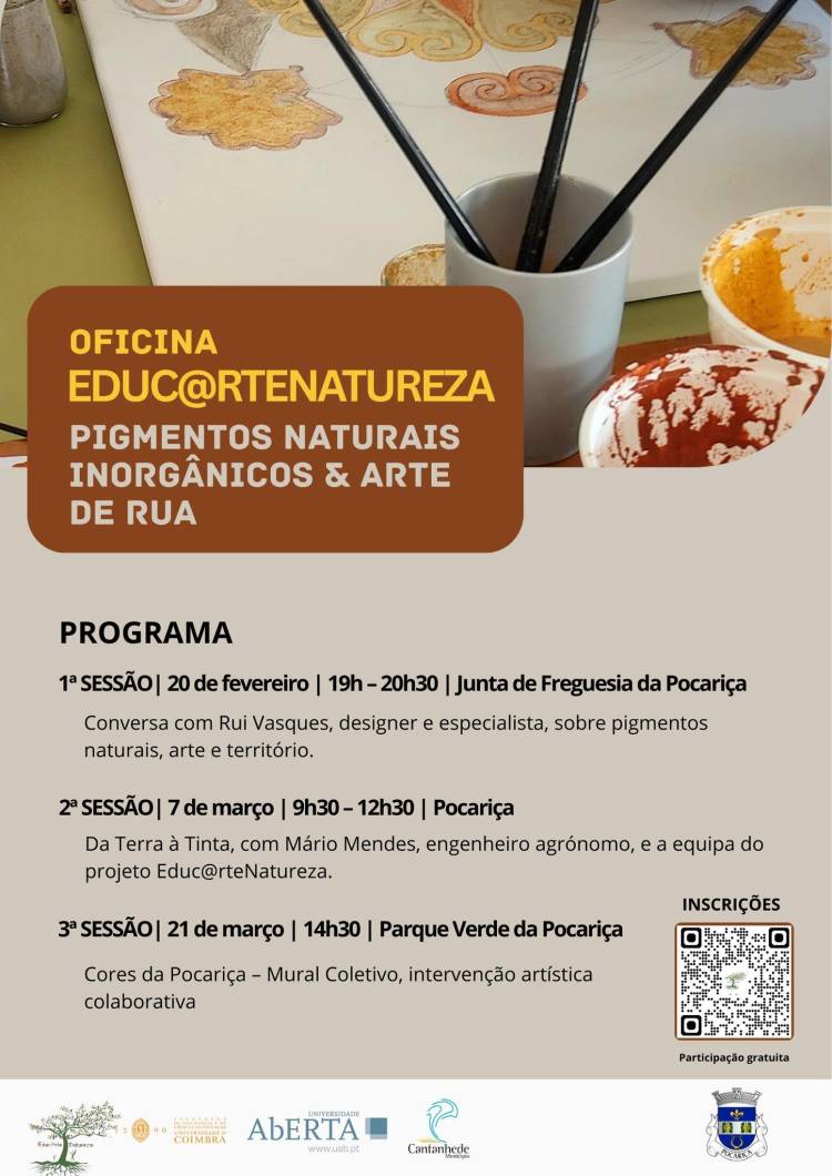 Oficina “Pigmentos Naturais Inorgânicos & Arte de Rua”