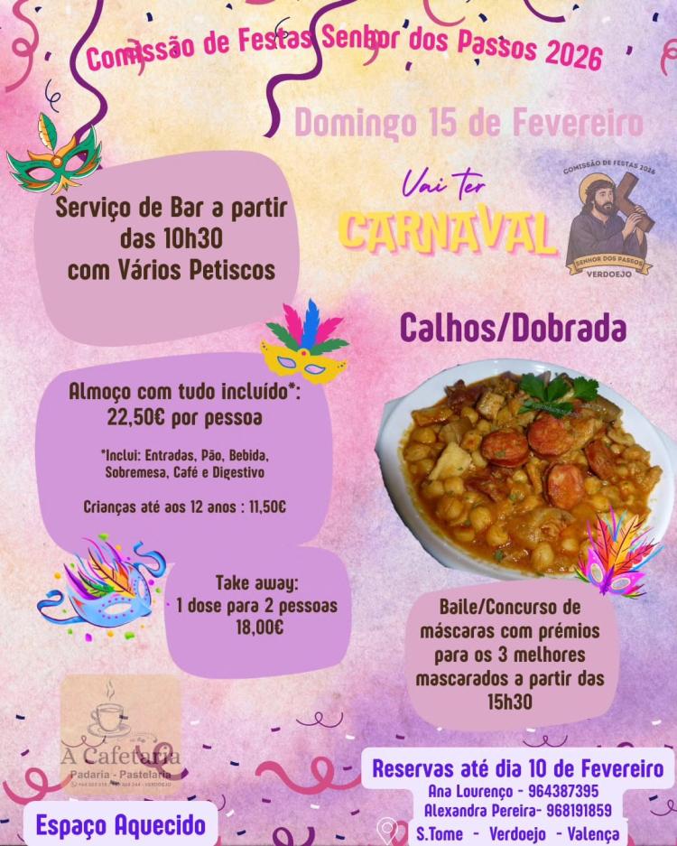 Baile e Concurso de Mascaras em Verdoejo