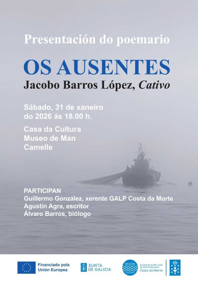 Presentación do poemario “Os Ausentes” en Camelle