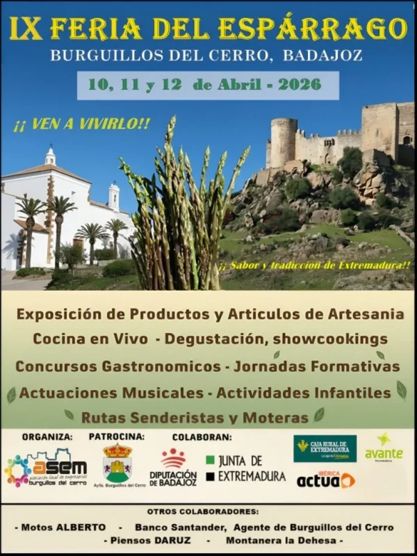 IX Feria del Espárrago de Burguillos del Cerro 2026