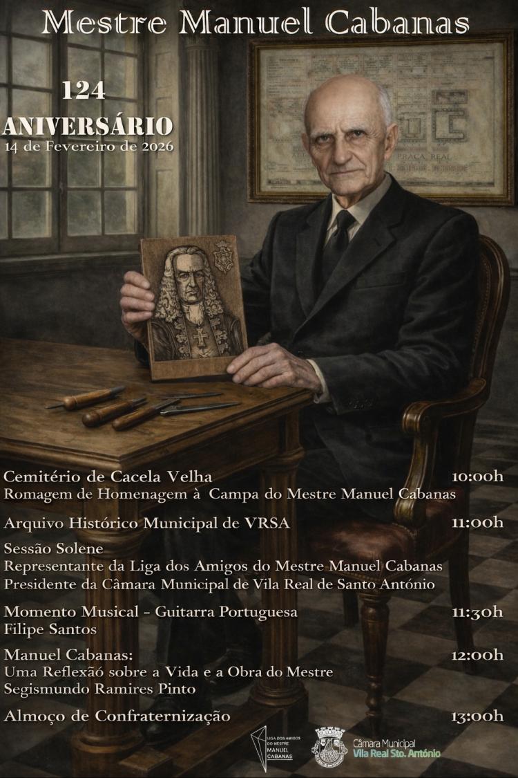 Comemorações do 124º aniversário do Mestre Manuel Cabanas