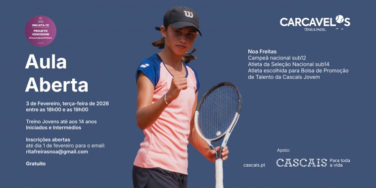 Aula Aberta de Ténis com Noa Freitas