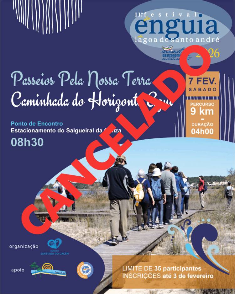 CANCELADA – Passeios Pela Nossa Terra – Caminhada do Horizonte Azul