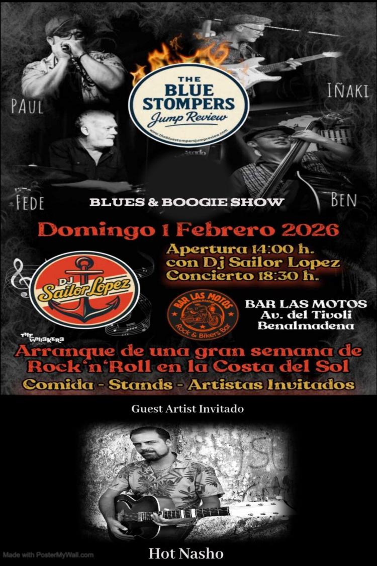 THE BLUES STOMPERS JUMP REVIEW en El Bar de las Motos 