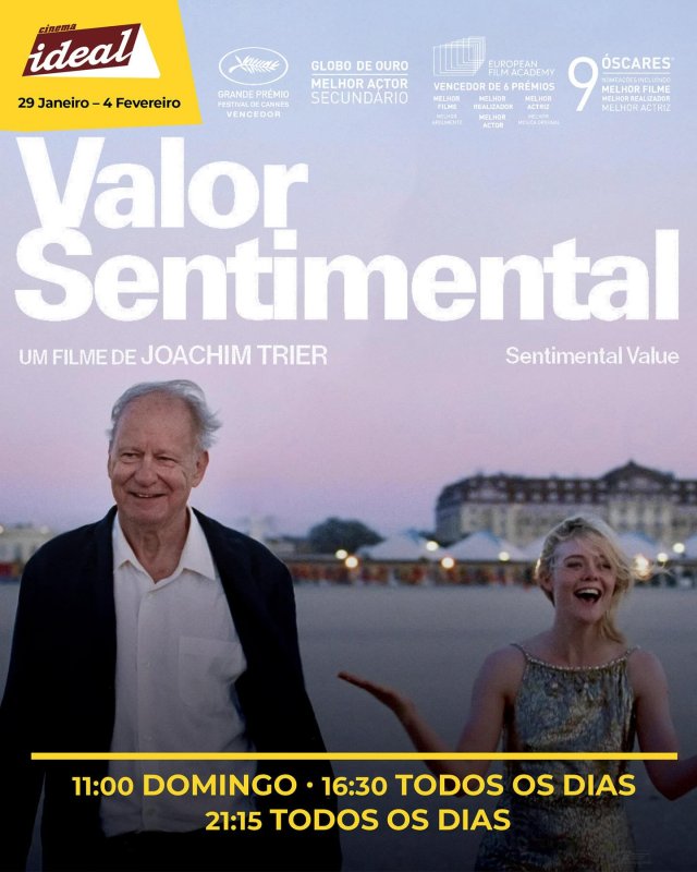 Exibição do Filme 'Valor Sentimental'