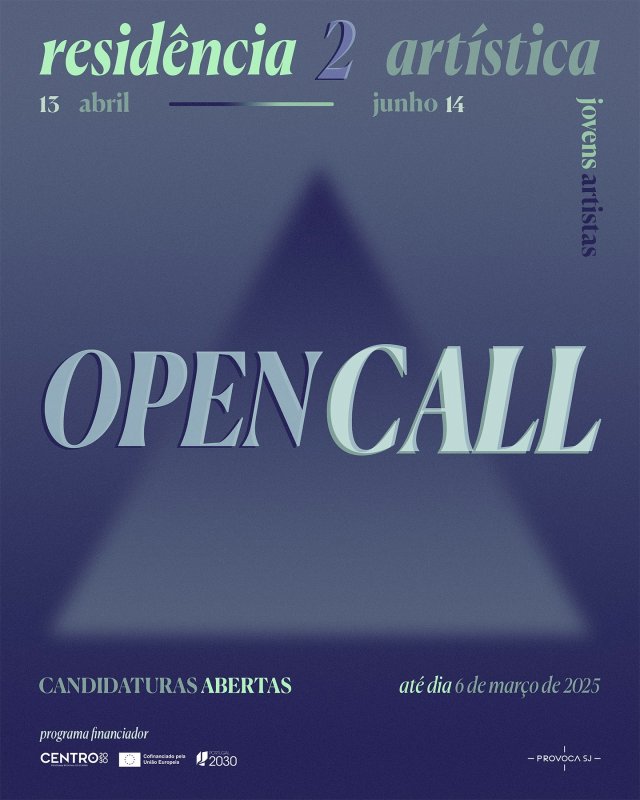Residência Artística 20 aos 35 anos - Open Call