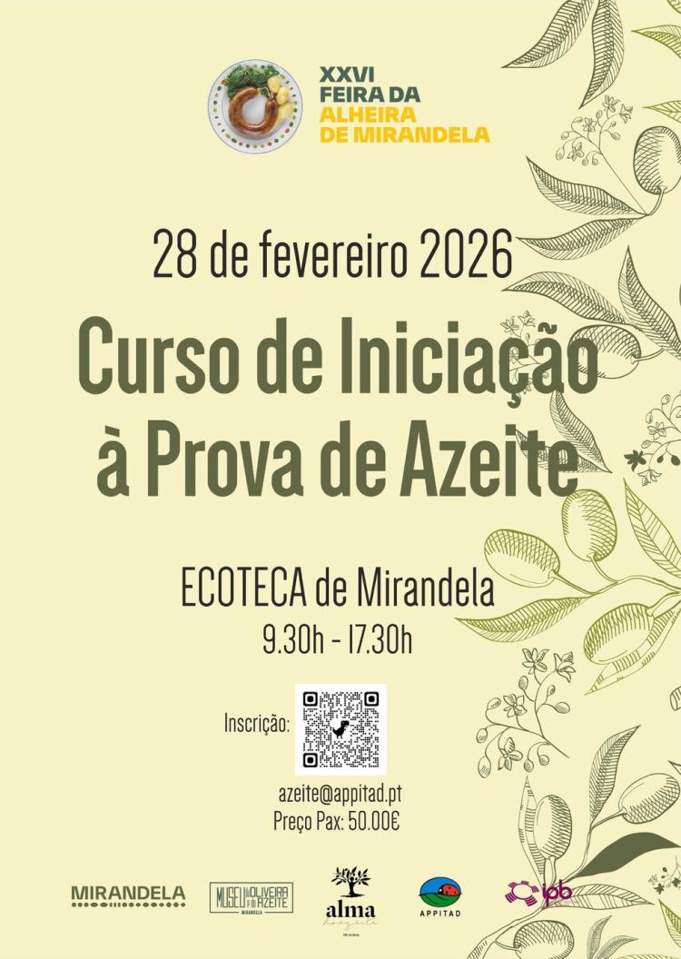 Curso de Iniciação à Prova de Azeite | Ecoteca de Mirandela
