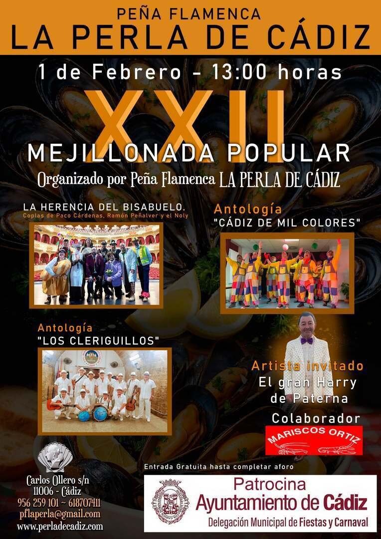 XLIV Erizada popular y XXII Mejillonada popular en Cádiz