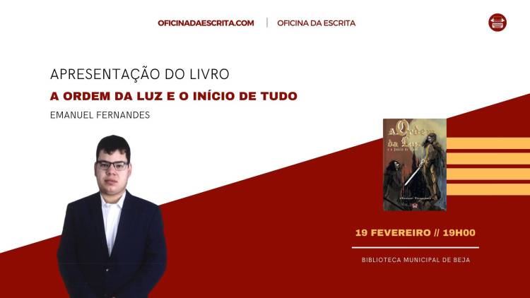 Apresentação do Livro A Ordem da Luz e o Início de Tudo, de Emanuel Fernandes