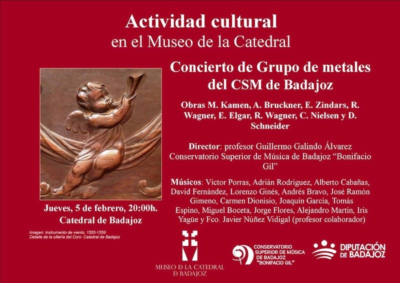 Concierto de grupo de metales del CSM de Badajoz