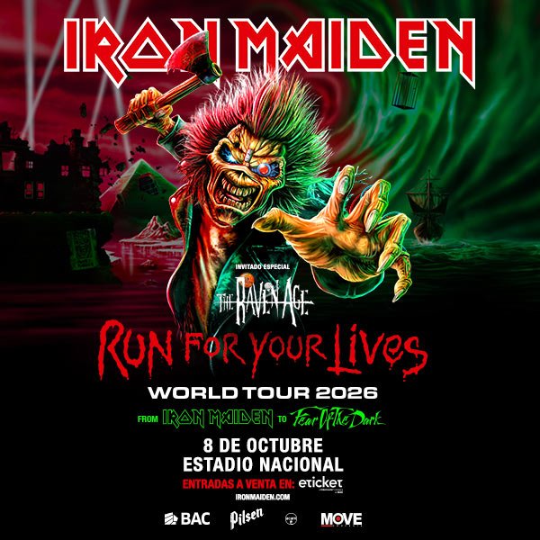 IRON MAIDEN WORLD TOUR 2026