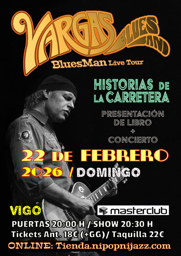 Vargas Blues Band en Vigo - Sala Masterclub