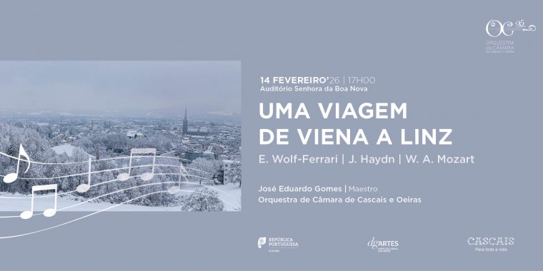 'Uma Viagem de Viena a Linz', concerto pela OCCO - Orquestra de Câmara de Cascais e Oeiras