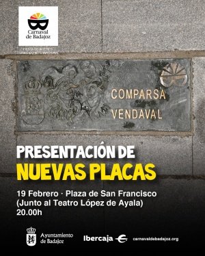 ACTO DE PRESENTACIóN DE NUEVAS PLACAS EN EL PASEO DEL CARNAVAL