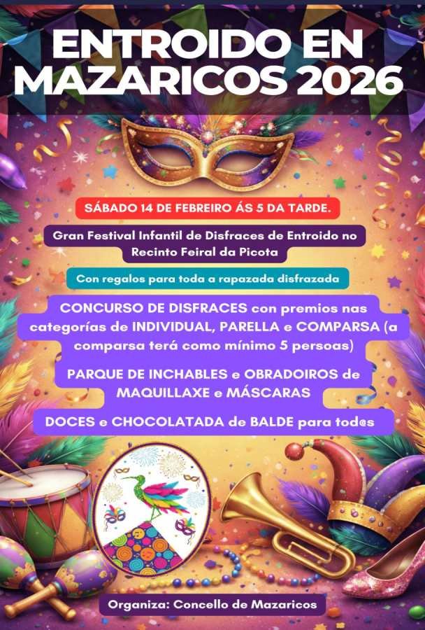 Entroido en Mazaricos 2026
