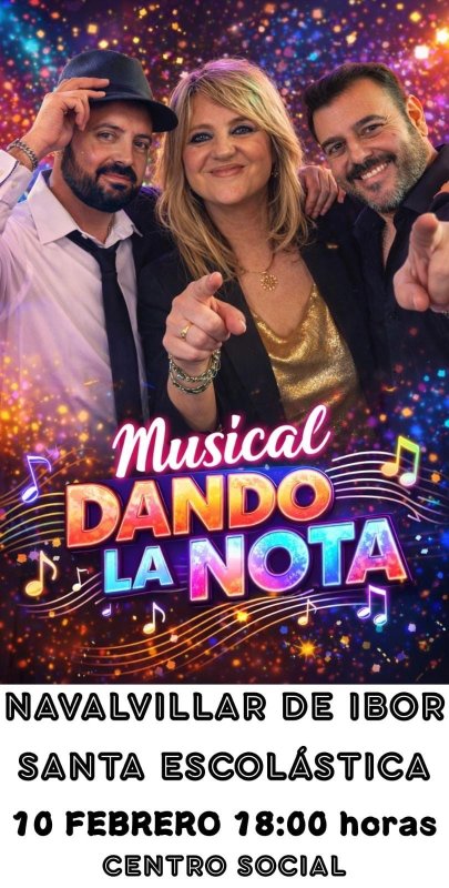 Musical 'Dando la Nota' en Navalvillar de Ibor