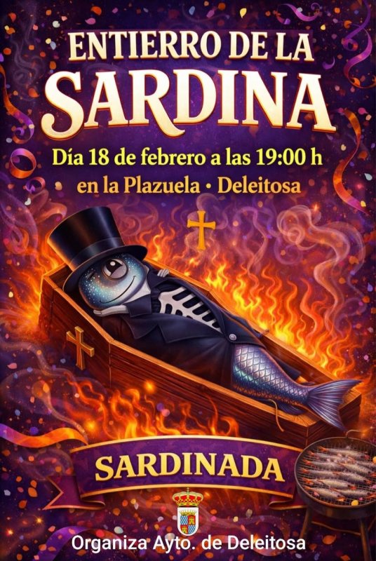 Entierro de la Sardina 2026 | Deleitosa