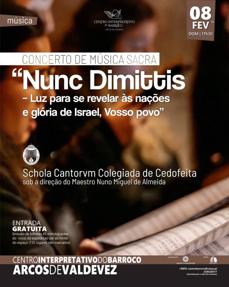“Nunc Dimittis – Luz para se revelar às nações e glória de Israel, Vosso povo”