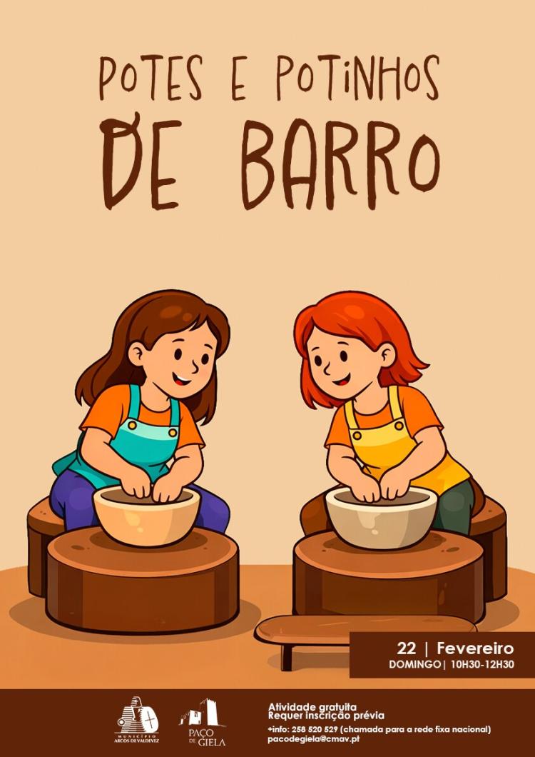 Potes e potinhos de barro
