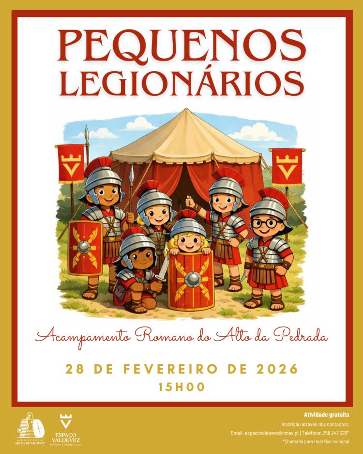 Pequenos Legionários - Acampamento Romano do Alto da Pedrada