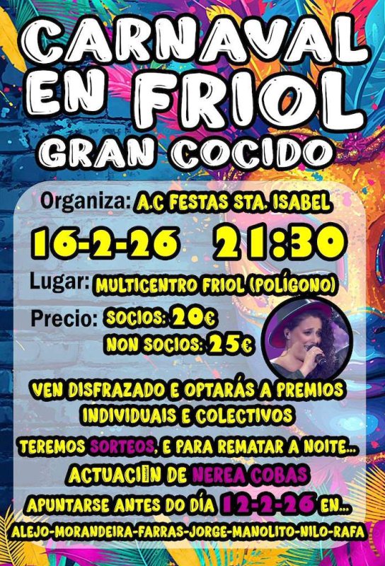 Carnaval en Friol: Gran Cocido