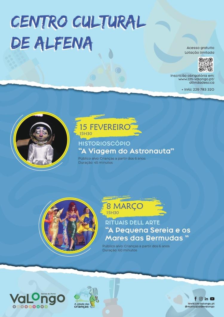 Novas atividades no Centro Cultural de Alfena, no primeiro trimestre do ano