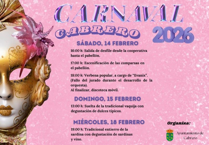 Carnaval de Cabrero 2026