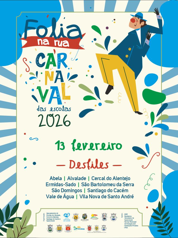 Carnaval das Escolas 2026 – Folia na Rua