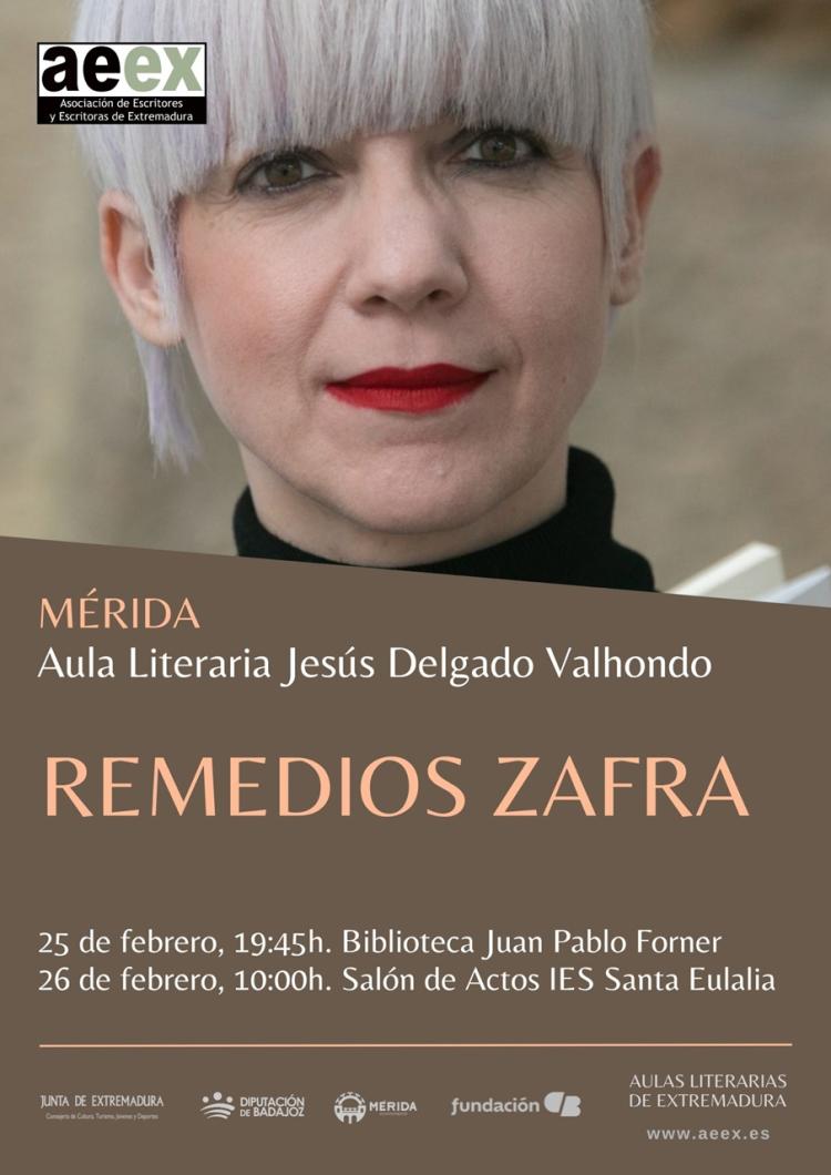Aula literaria Jesús Delgado Valhondo: «Remedios Zafra»