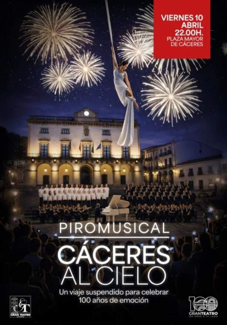 CÁCERES AL CIELO, FLOTADOS Y PIROMUSICAL