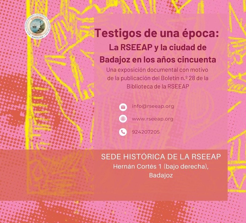 Visita guiada a la exposición ‘Testigos de una época: la RSEEAP y la ciudad de Badajoz en los 50’
