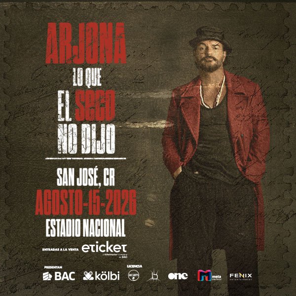 ARJONA - SECO TOUR - 2 - GAM Cultural