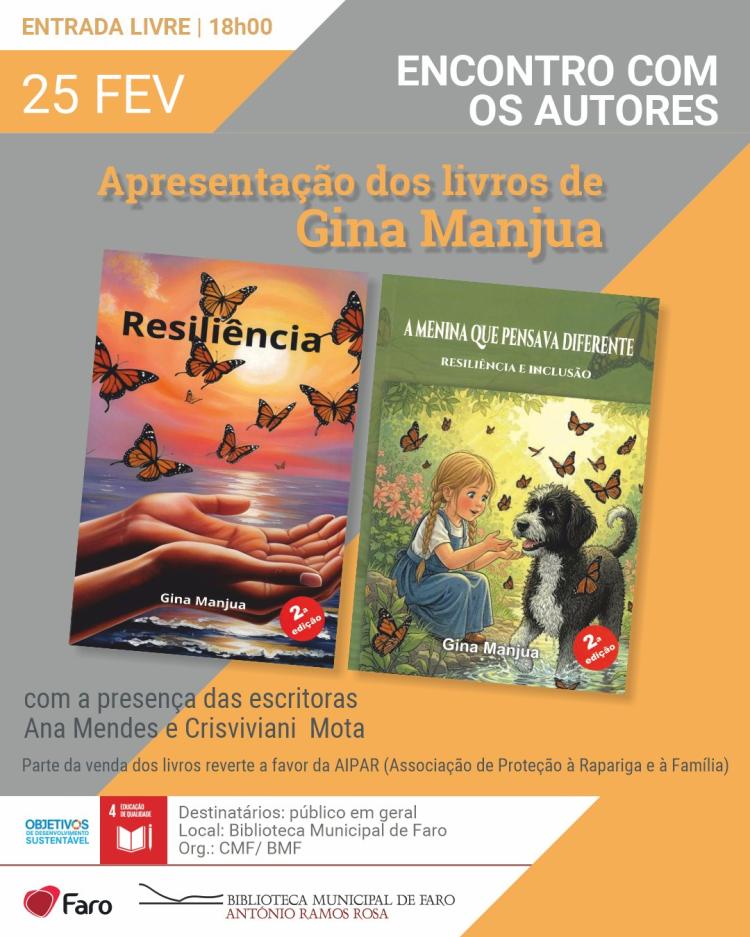 Encontro com os Autores - Apresentação dos livros de Gina Manjua