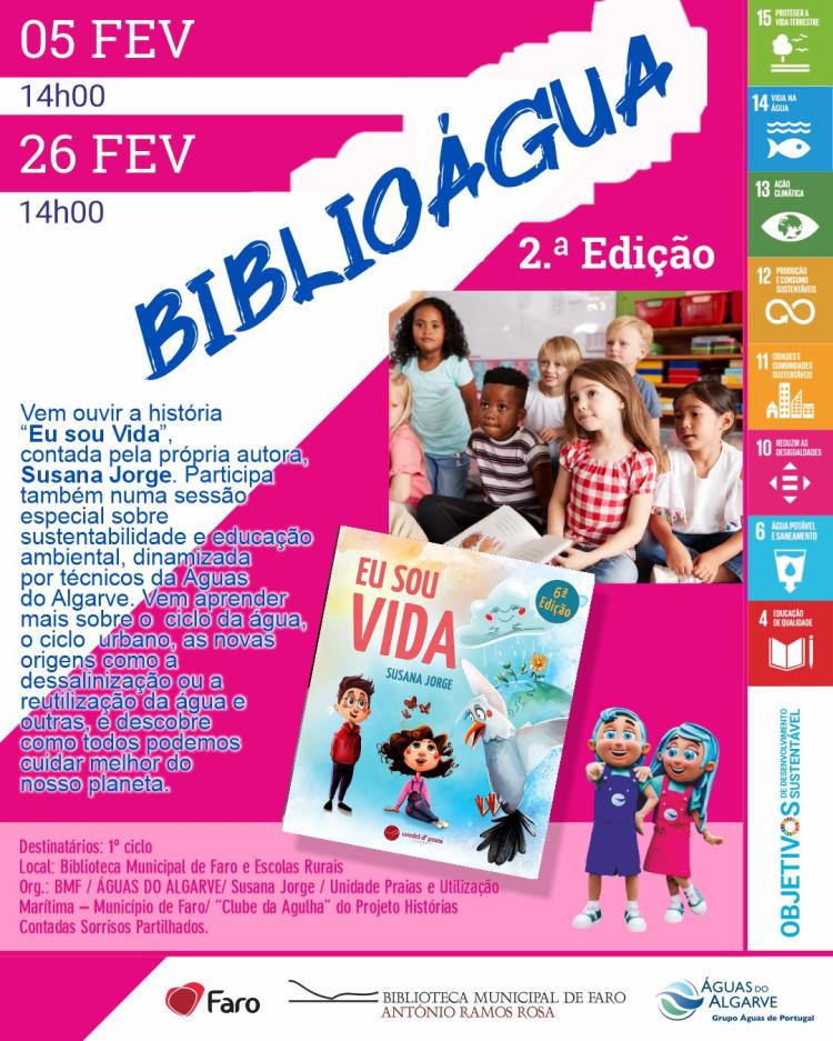2ª Edição de BiblioÁgua - A história 'Eu sou Vida' de Susana Jorge
