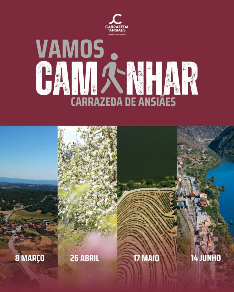  'Vamos Caminhar' por Carrazeda de Ansiães: Conheça o Calendário para 2026!