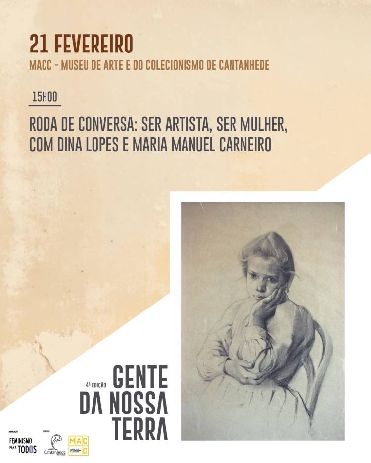 Gente da nossa terra - Maria Amélia Magalhães Carneiro: Roda de Conversa: Ser Artista, Ser Mulher, com Dina Lopes e Maria Manuela Carneiro