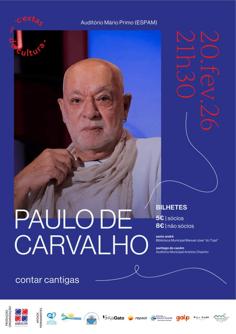 Paulo de Carvalho nas “C”extas de Cultura