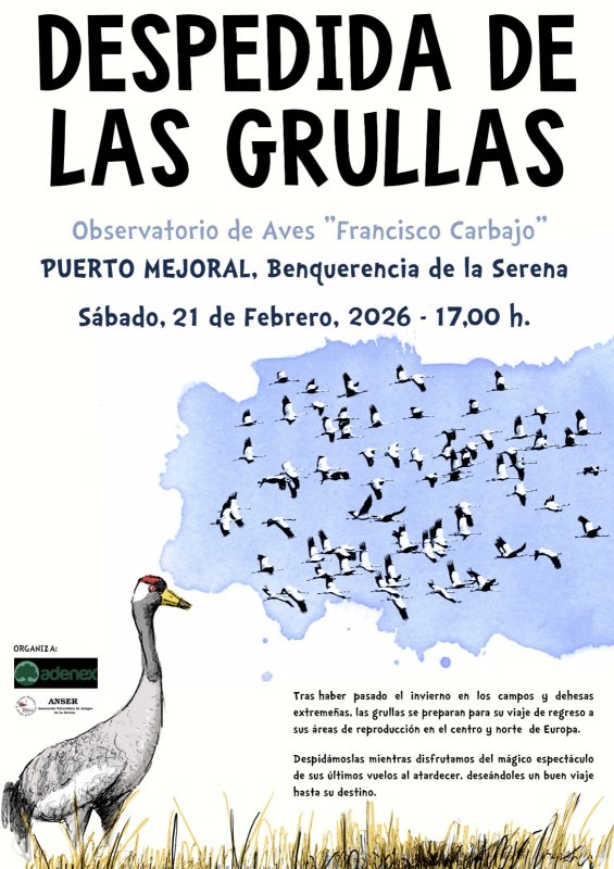 Despedida de las Grullas 2026