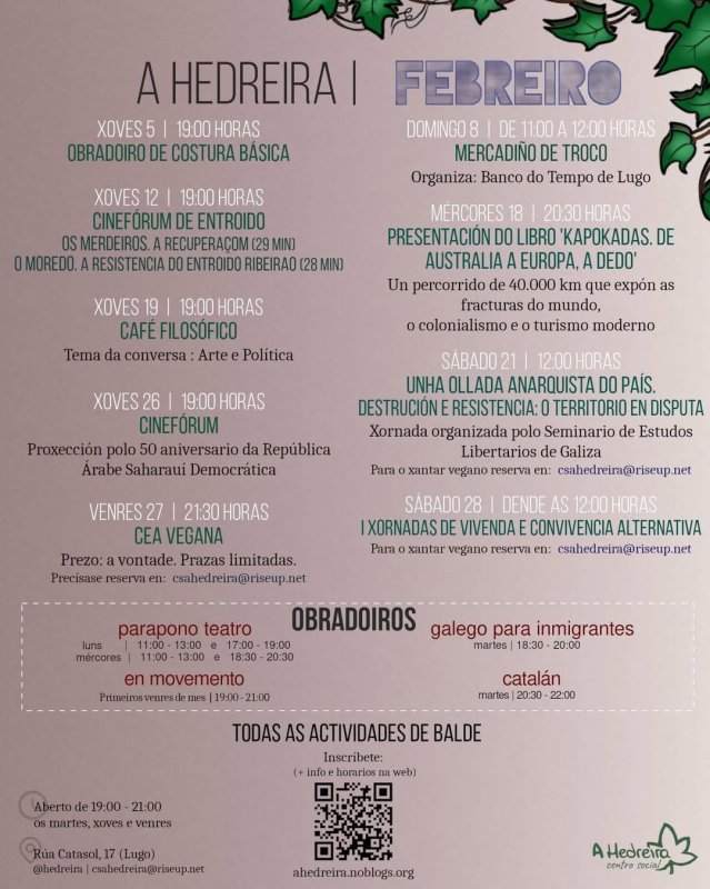 Febreiro 2026 | A Hedreira