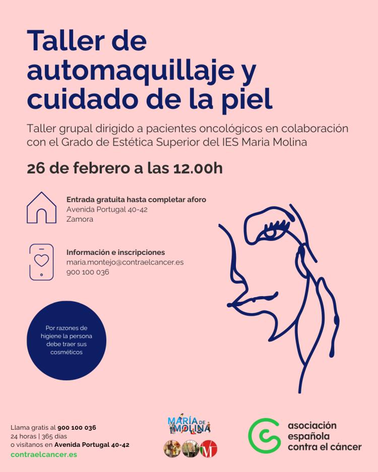 Taller de automaquillaje y cuidado de la piel