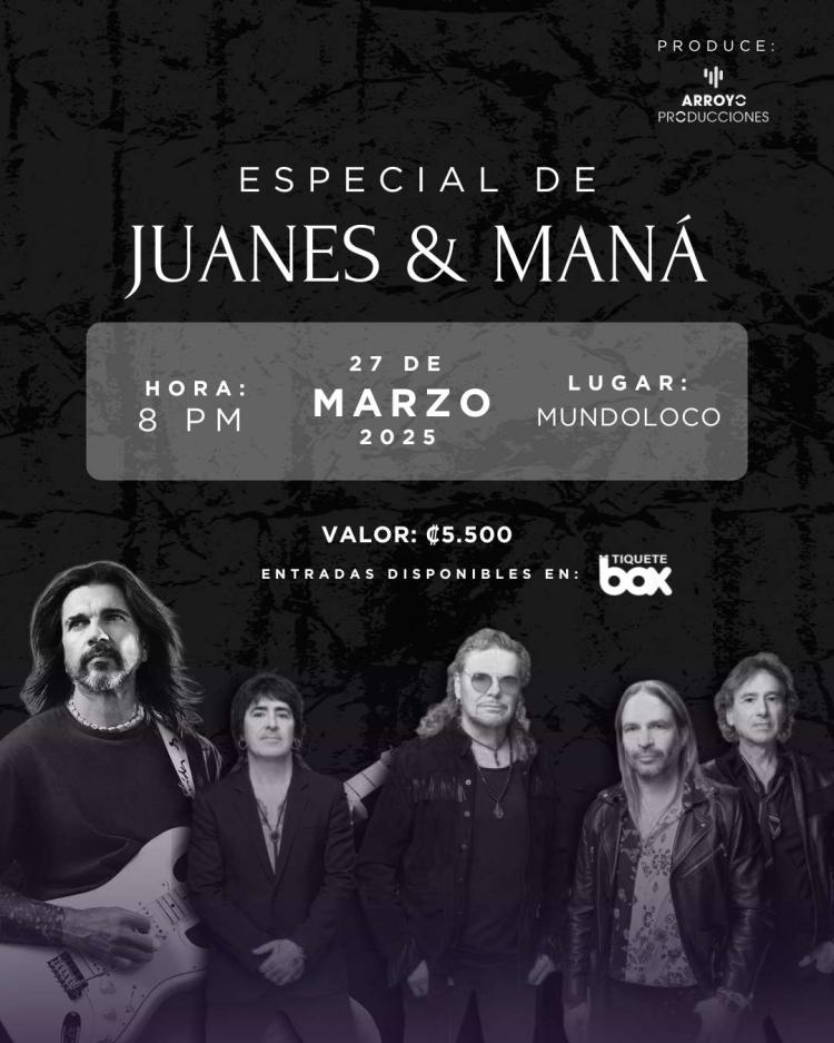 Especial de Juanes y Maná