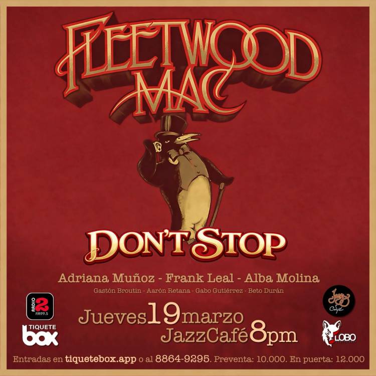  DON’T STOP – Tributo a Fleetwood Mac 