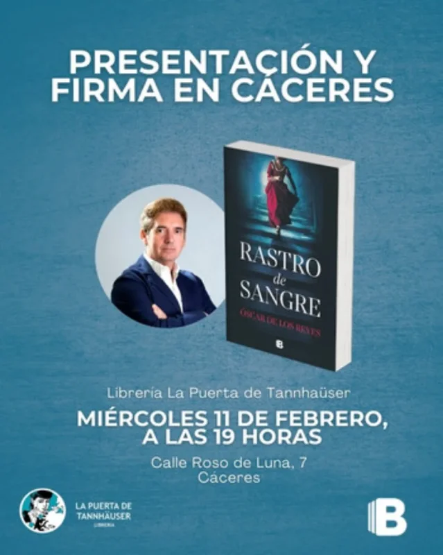 Presentación y Firma de 'Rastro de Sangre' - Óscar de los Reyes