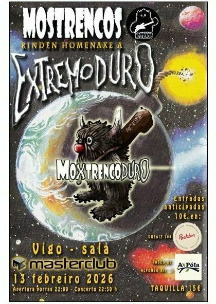 Mostrencos rinden homenaxe a Extremoduro