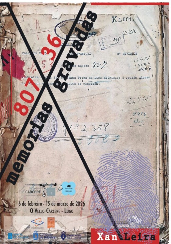 Exposición temporal «807/36 memorias gravadas» – Xan Leira
