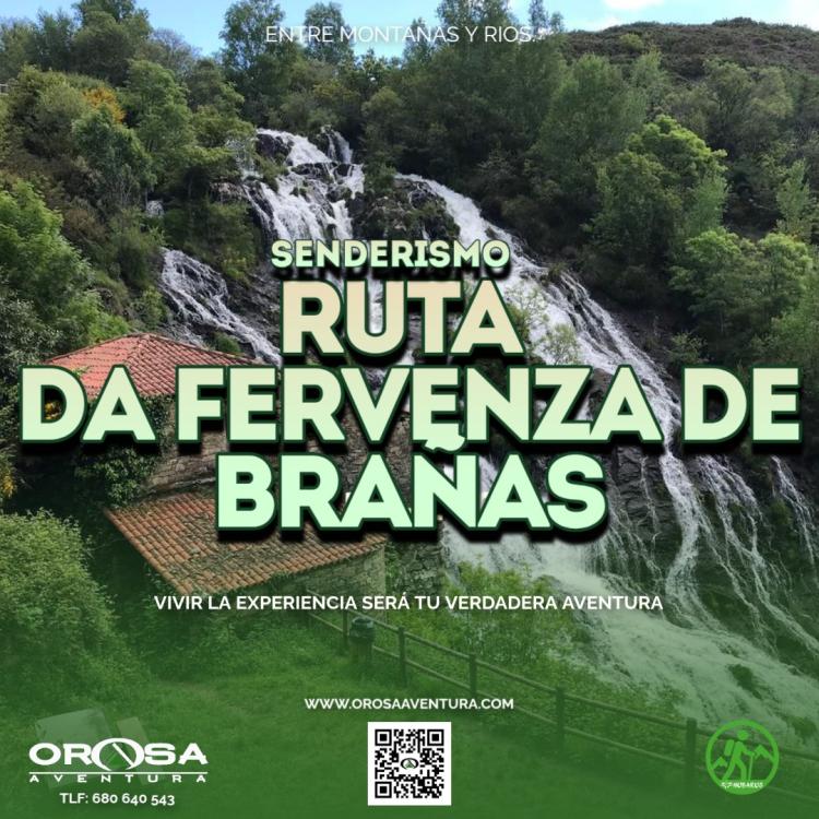 Ruta de senderismo. Da fervenzas das Brañas.