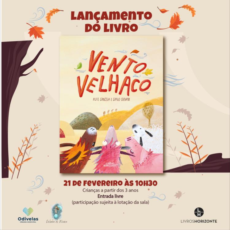 “VENTO VELHACO”, de Rute Cancela | Lançamento do livro