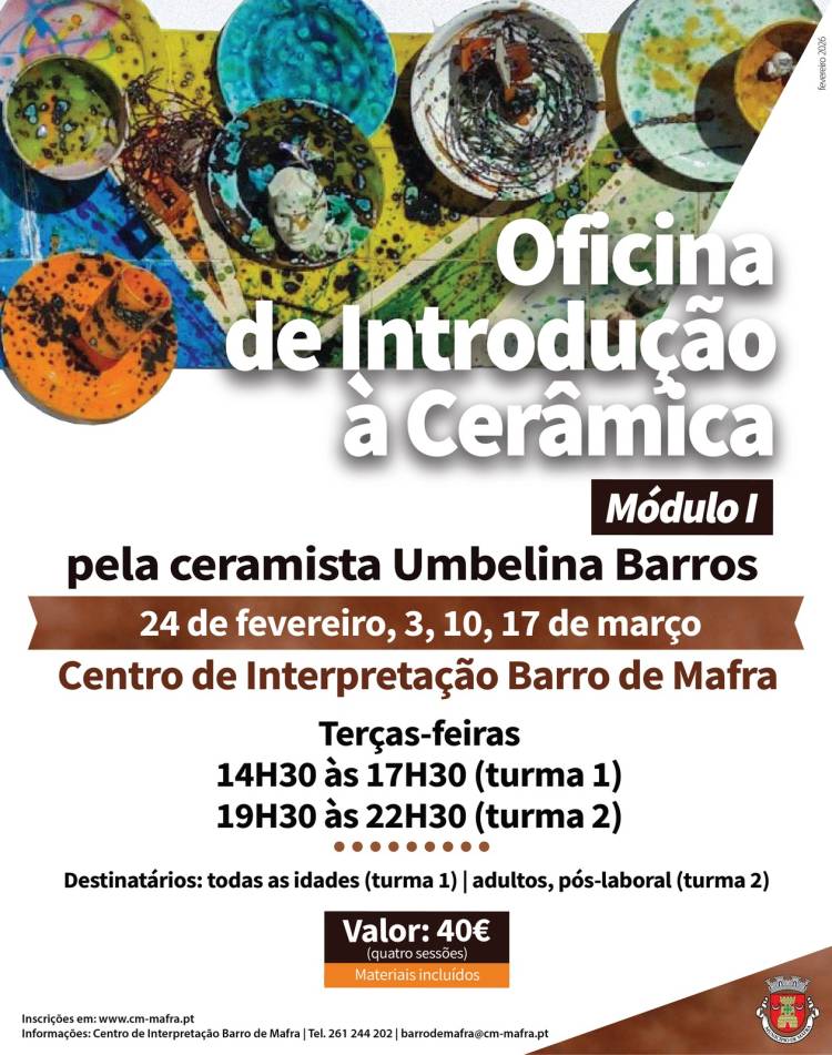 Oficina de Introdução à Cerâmica - Módulo I